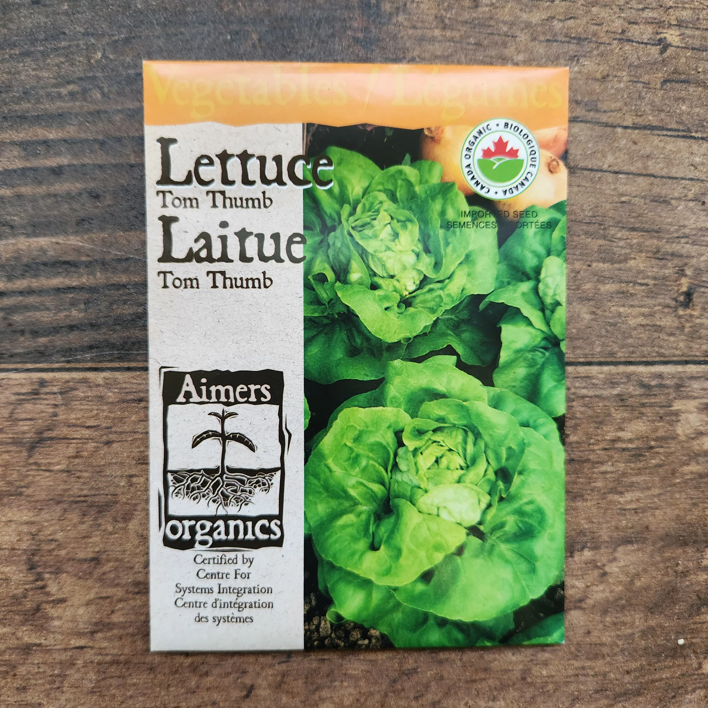 Laitue 'Tom Thumb' bio