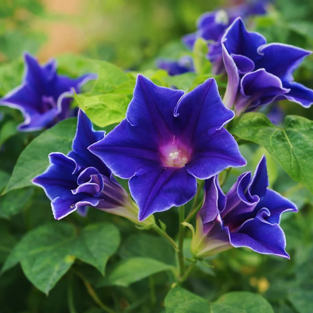 Gloire du matin 'Picotee Bleue'
