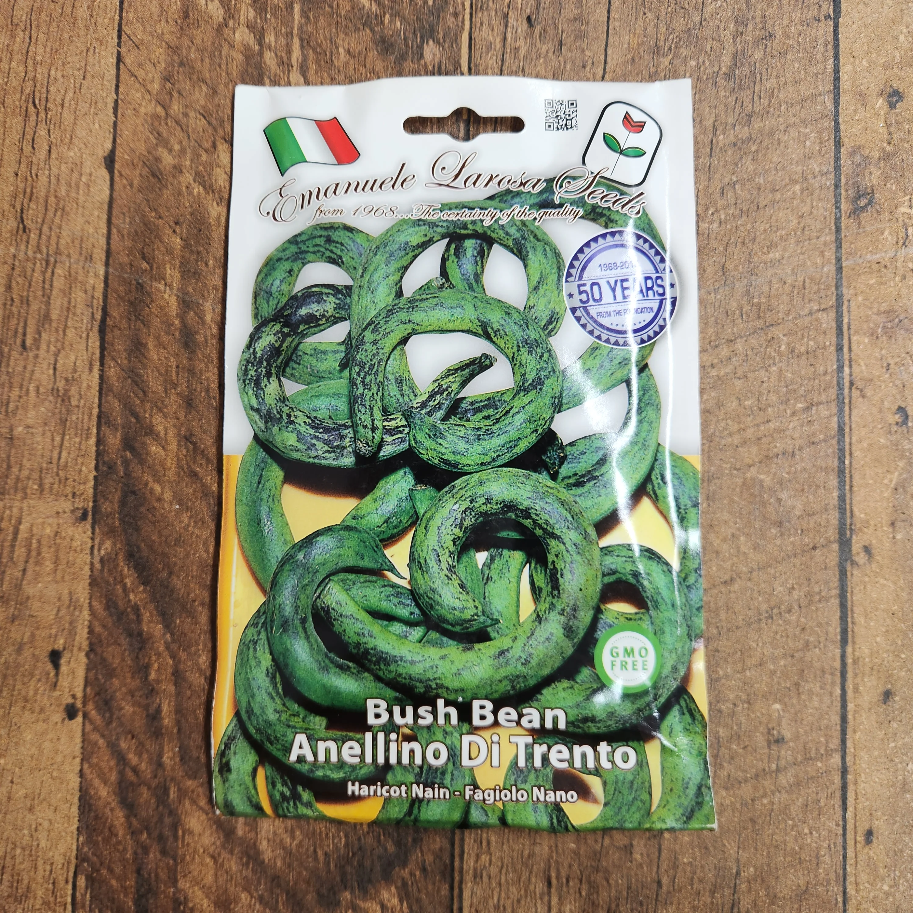 Haricot nain 'Anellino Di Trento'