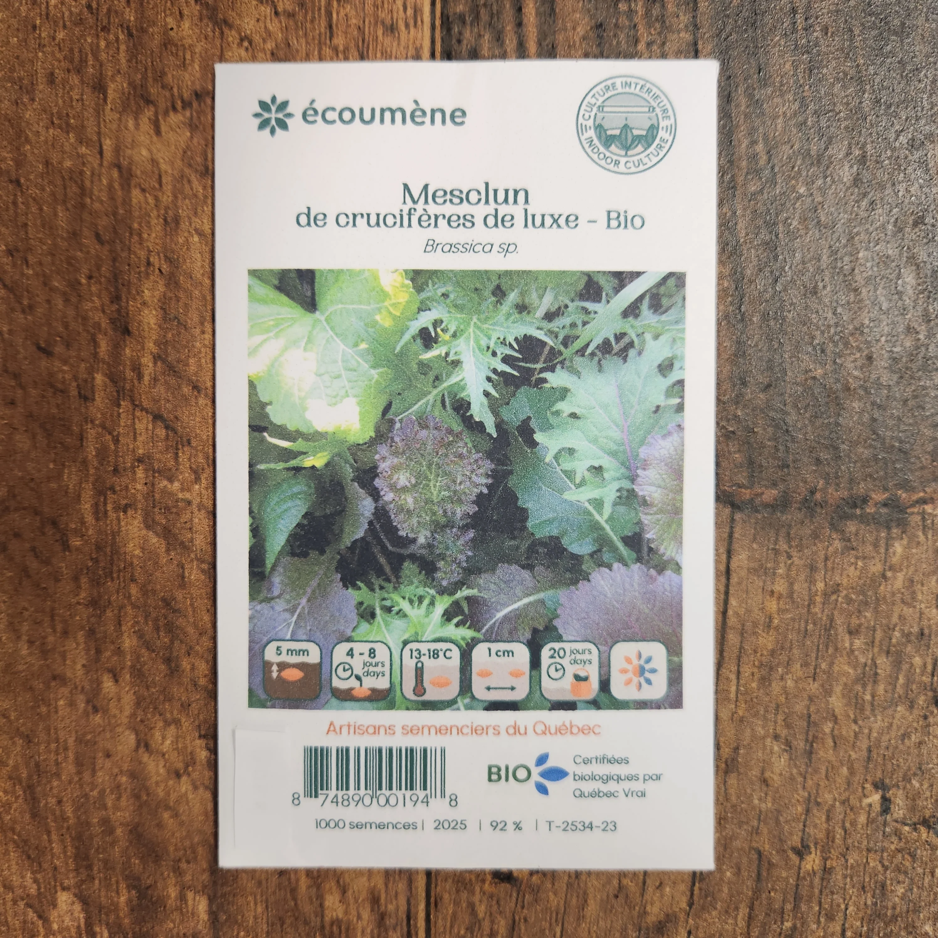 Mesclun de Crucifères de luxe bio - Image 2