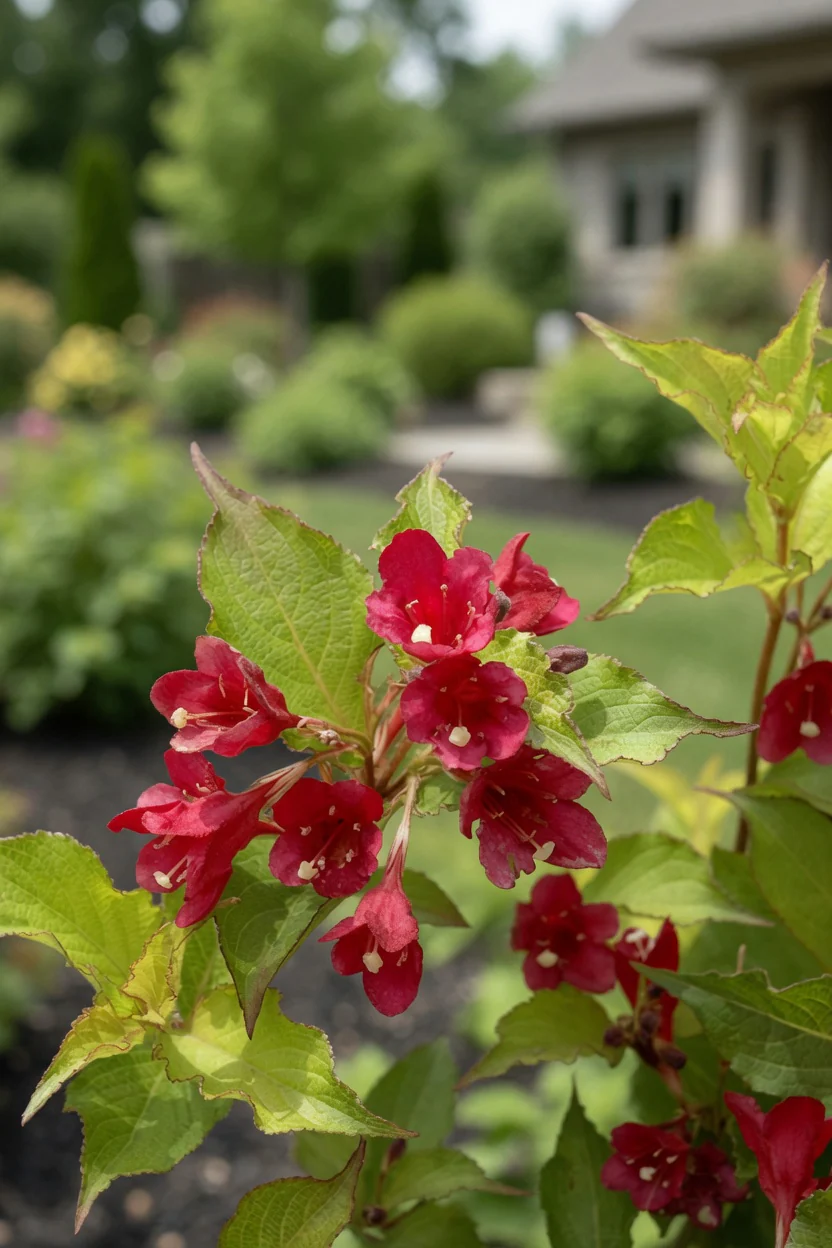 Weigela florida ‘Ghost’