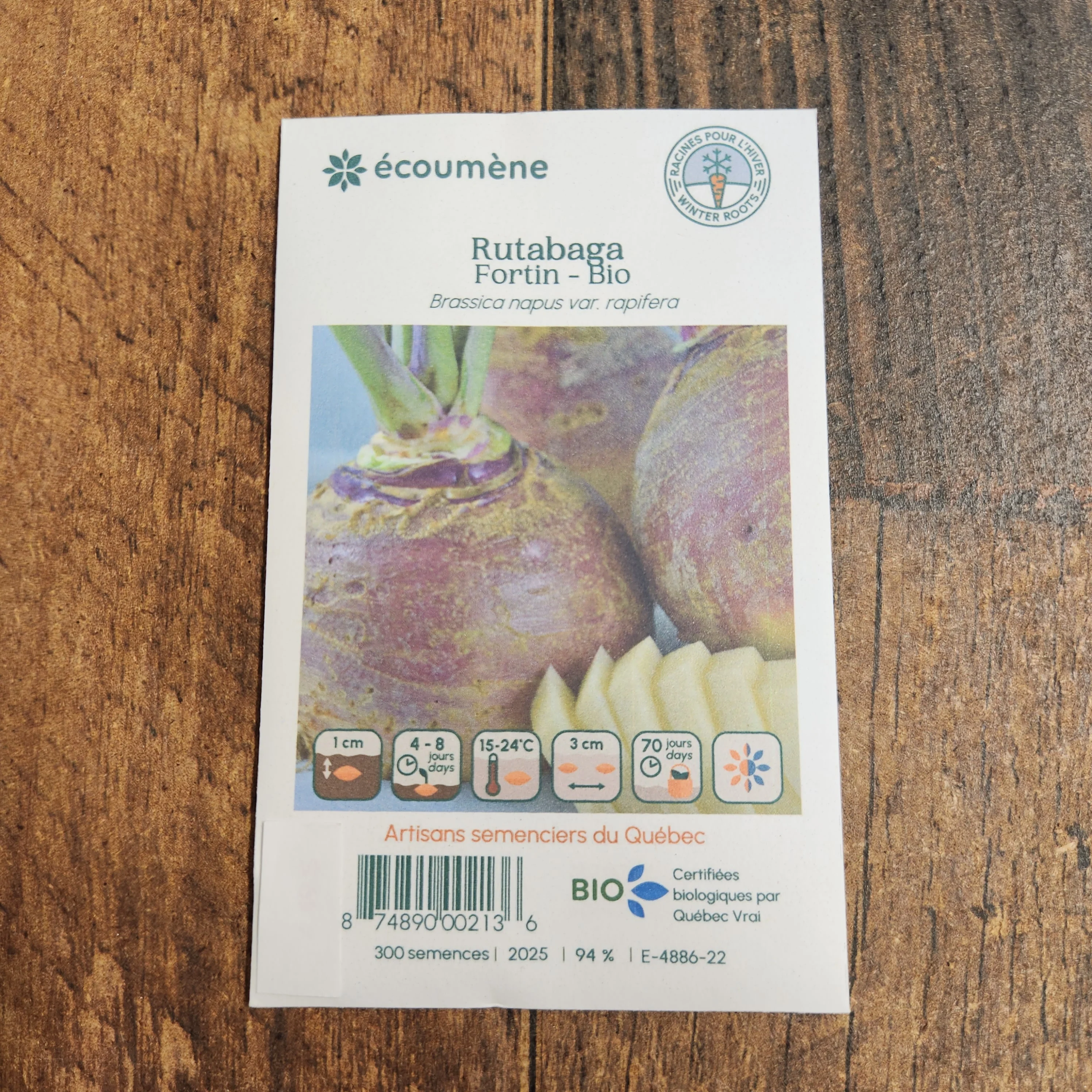Rutabaga 'Fortin' bio - Image 2