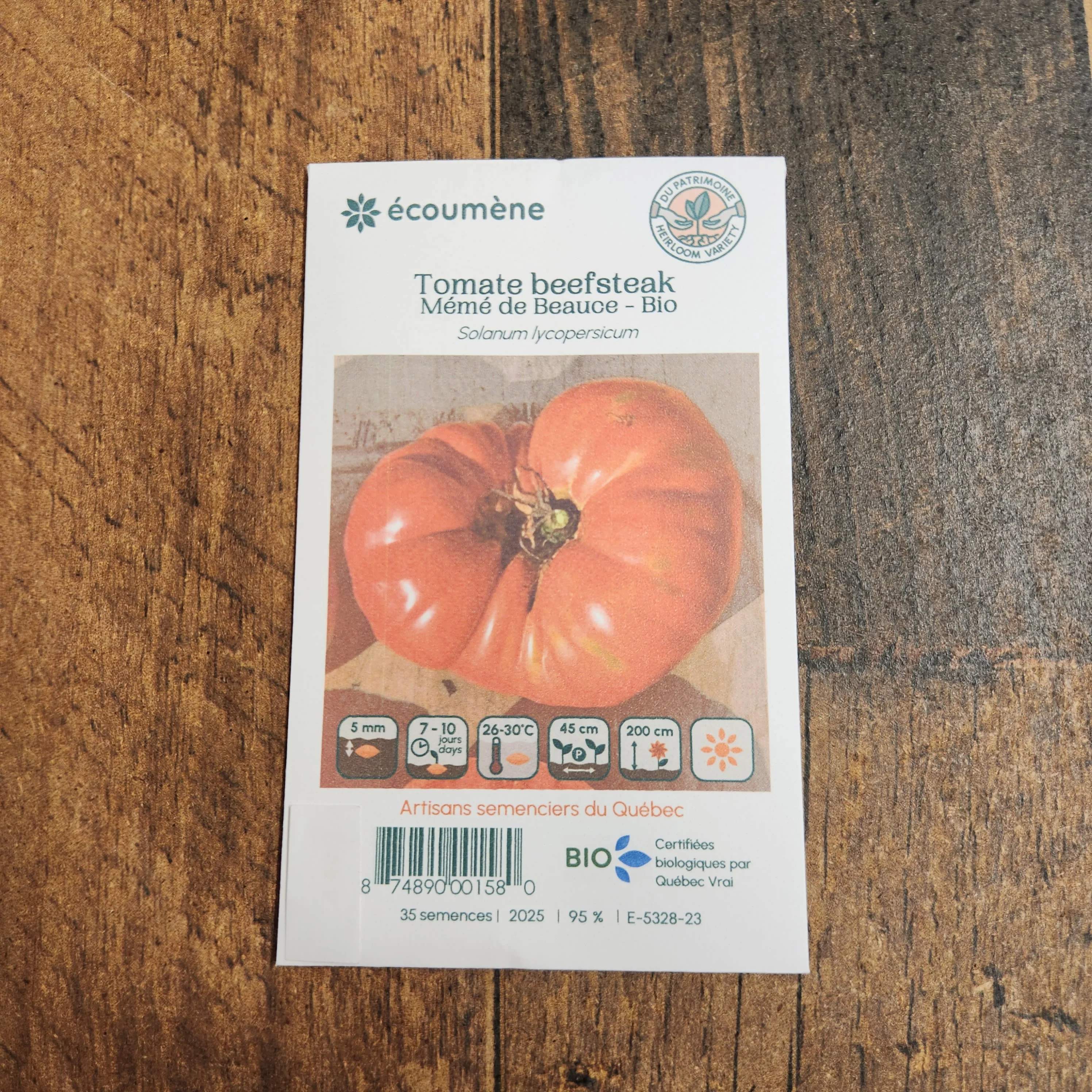 Tomate Beefsteak 'Mémé de Beauce' bio - Image 2
