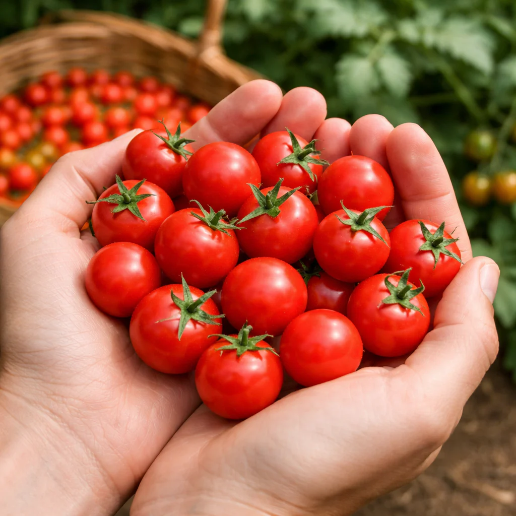 Tomate cerise 'Rosy Finch' bio