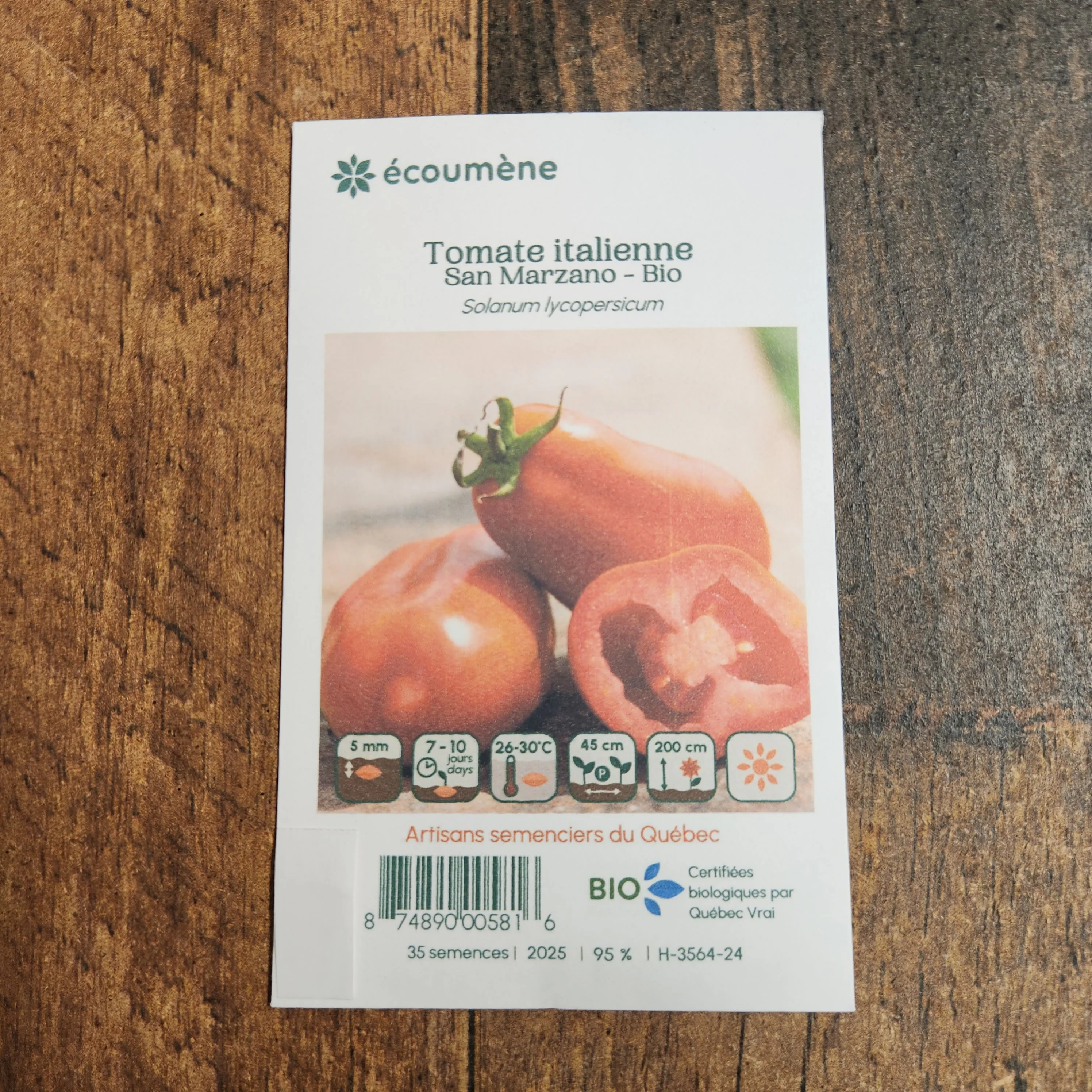 Tomate Italienne 'San Marzano' bio - Image 2