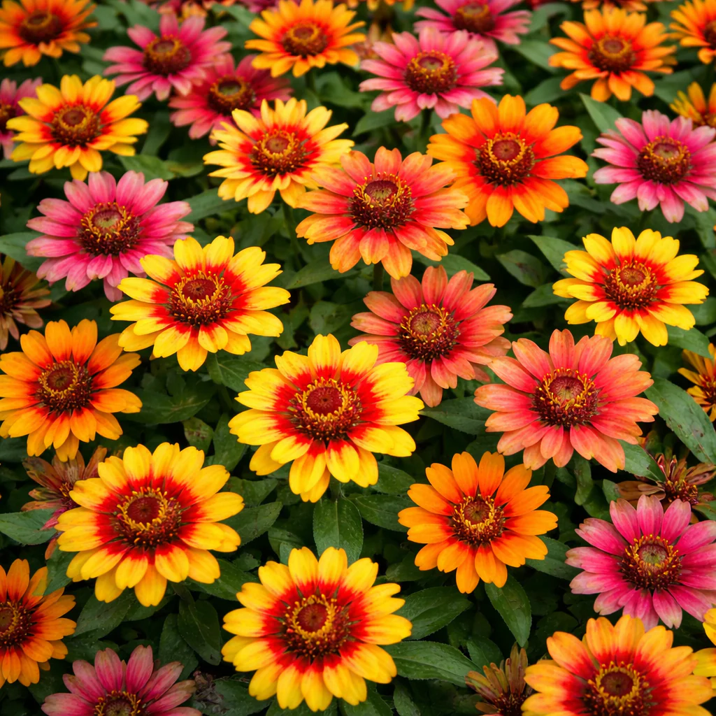 Zinnia Profusion 'Red Yellow Bicolor' F1