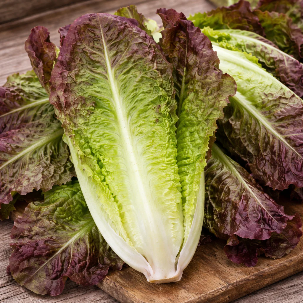 Laitue romaine rouge 'Costa Rosata'